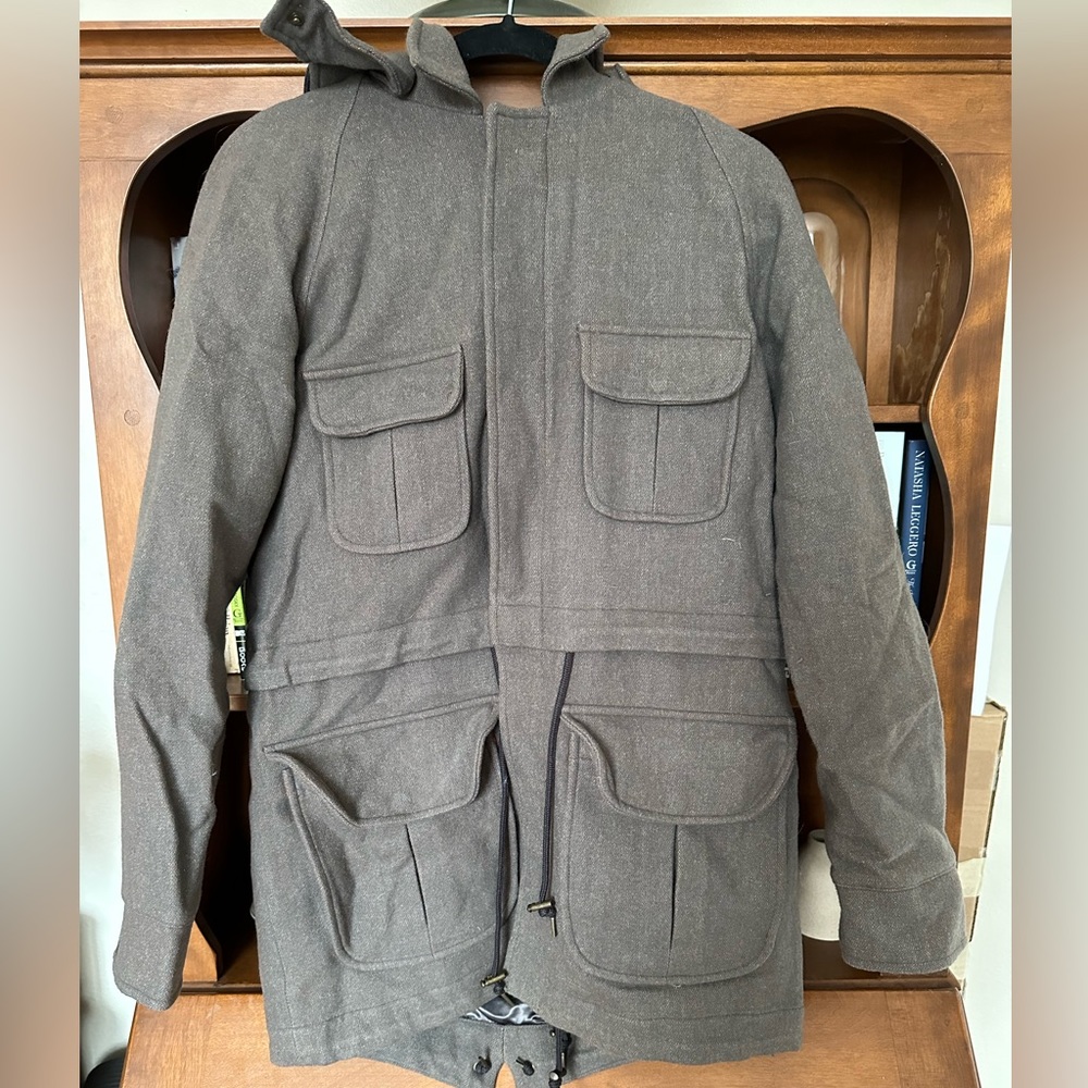 Grey Pendleton Wool Coat - image 1